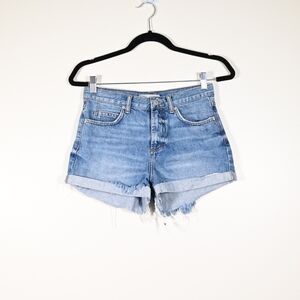 Topshop Moto Denim Shorts